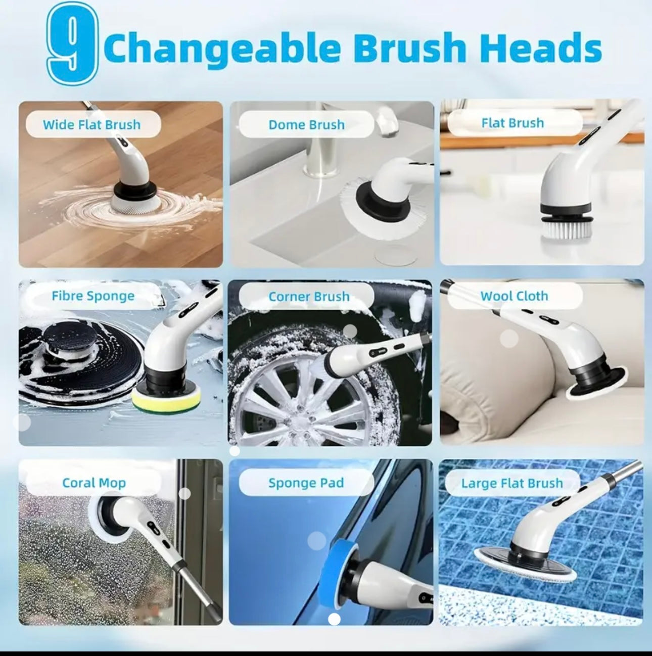 Scrubo™ Cordless Electric Power Scrubber